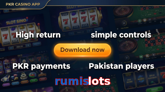 Main screen of Rumislots gamedownload page for PK players